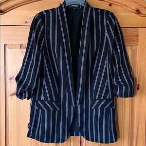 Express Pinstriped Blazer